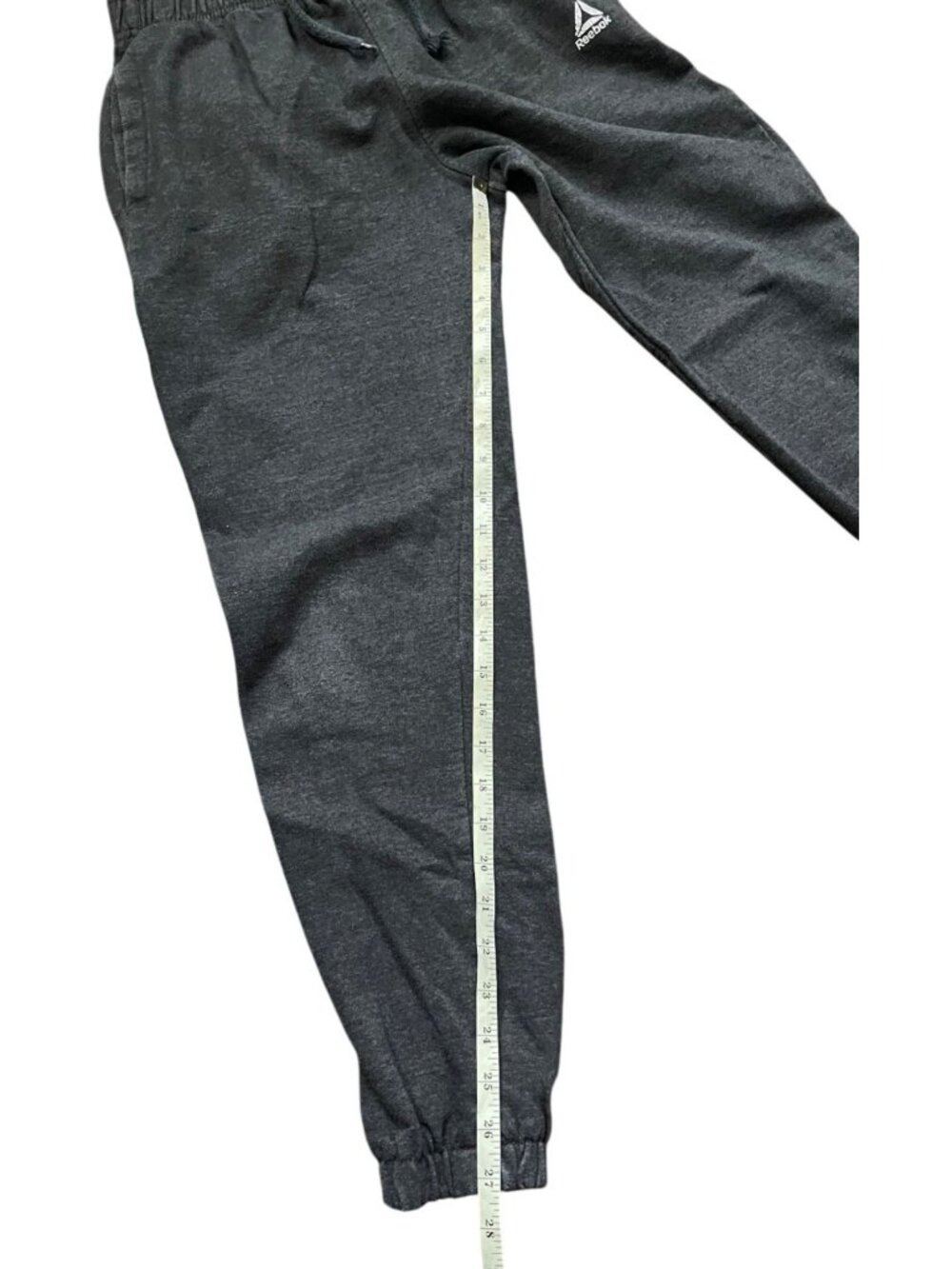 Reebok Boys Gray Fleece Jogger Sweatpants Size XL (18-20) With Elastic Waist - Picture 7 of 8